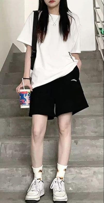 パンツセットアップ ショート シンプル快適