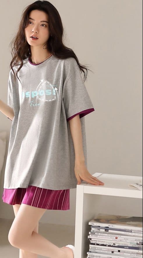 パンツセットアップ ショート ゆったりリラックスショートセット