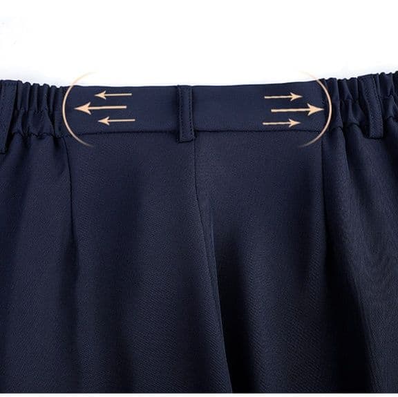 パンツセットアップ 七分袖エレガントパンツセットアップ