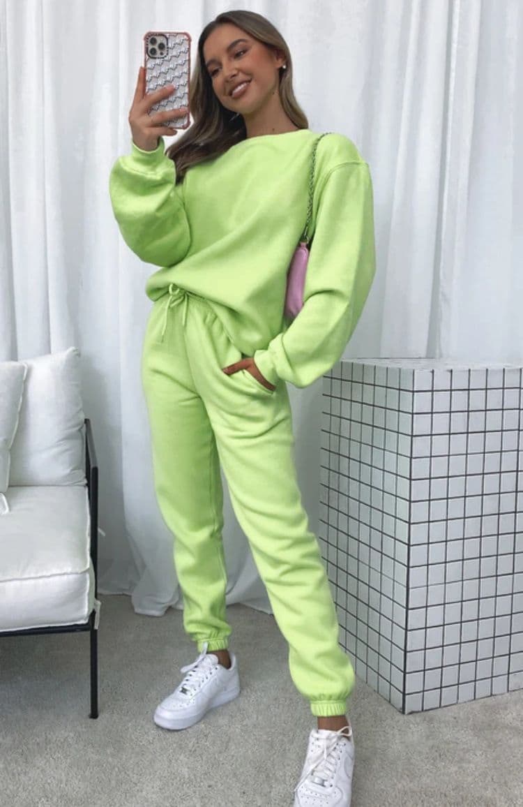 パンツセットアップ 裏起毛スウェット上下セットゆったりワイドパンツルームウェア