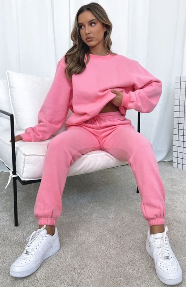 パンツセットアップ 裏起毛スウェット上下セットゆったりワイドパンツルームウェア