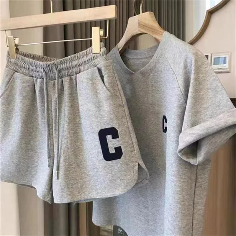 パンツセットアップ イニシャル刺繍入りルームウェアセット