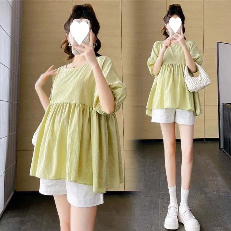 パンツセットアップ ふんわりチュニック風パンツセット