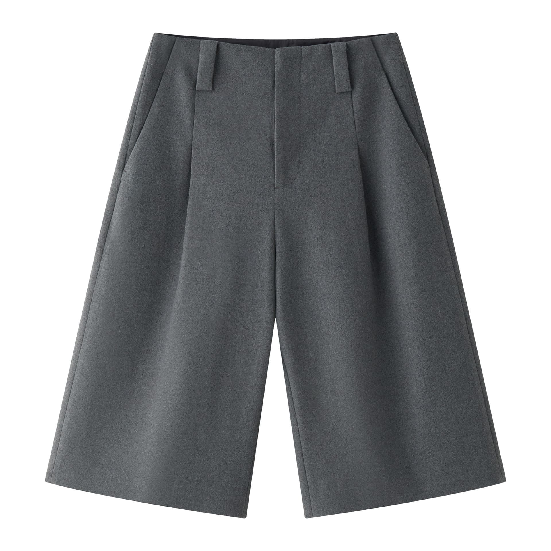 パンツセットアップ 洗練ショートパンツセットアップ