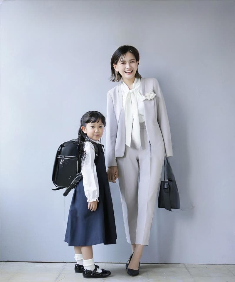 パンツセットアップ 洗練フォルムパンツセットアップ