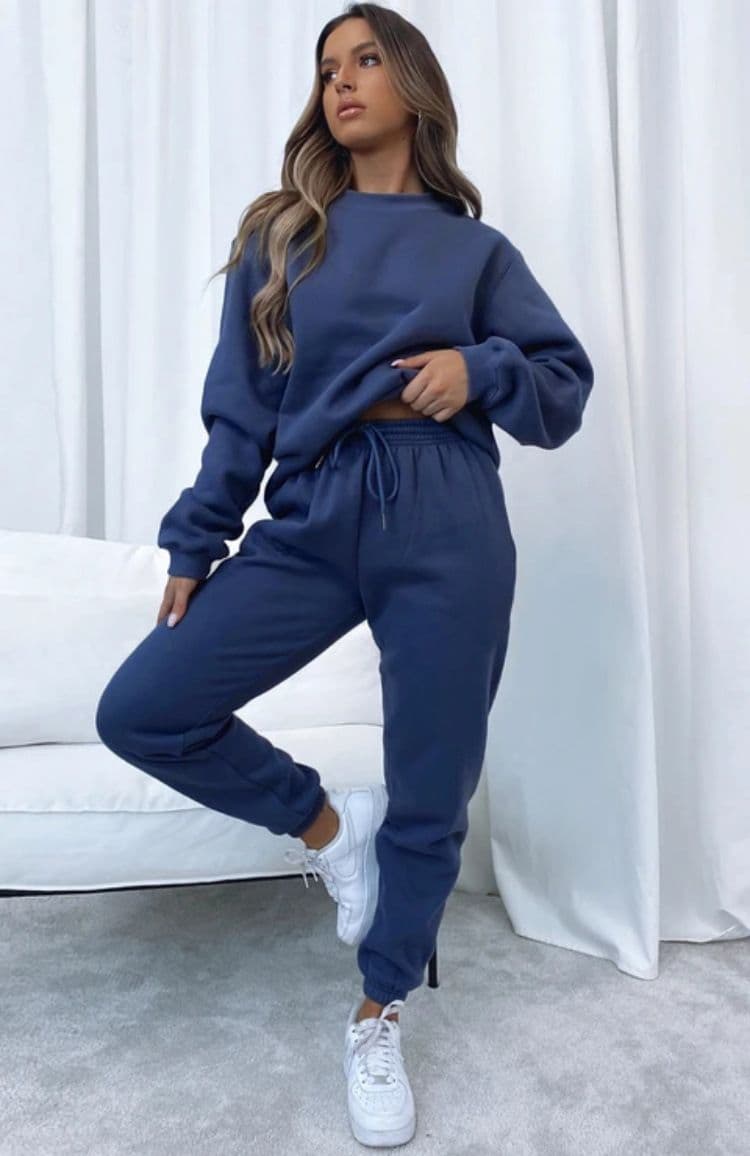 パンツセットアップ 裏起毛スウェット上下セットゆったりワイドパンツルームウェア