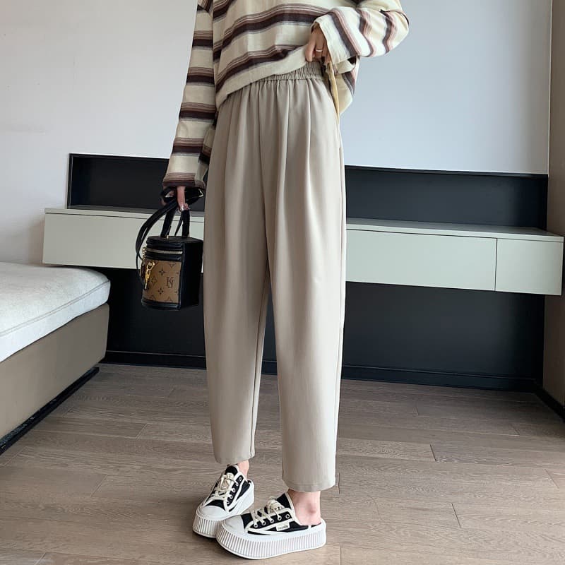 パンツセットアップ ゆったりシルエット美脚パンツ