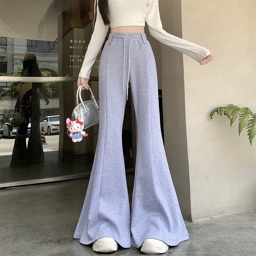 パンツセットアップ フレアシルエット ワイドパンツ