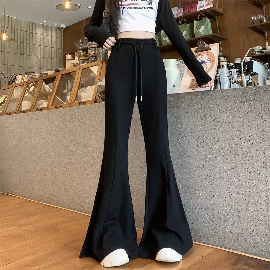 パンツセットアップ フレアシルエット ワイドパンツ
