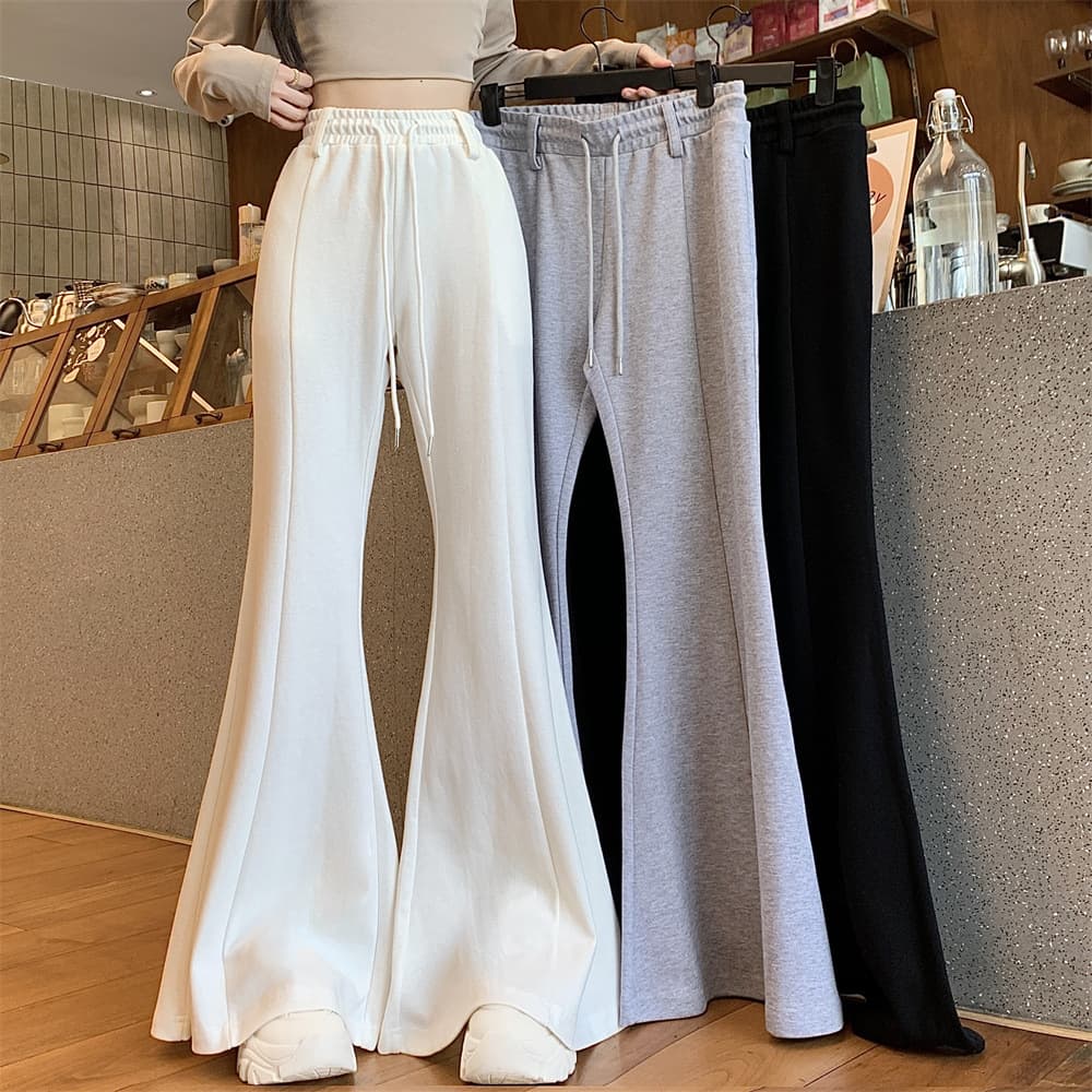 パンツセットアップ フレアシルエット ワイドパンツ