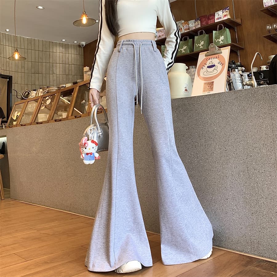 パンツセットアップ フレアシルエット ワイドパンツ